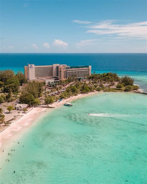 Wonderful Aerial View Of Hilton Hotel And Carlisle Bay Barbados