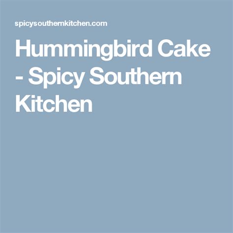 When the microwave is done, remove the cup and stir it again. Hummingbird Cake | Recipe | Hummingbird cake, Cake, Moist ...