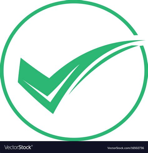 Right Sign Icon Royalty Free Vector Image Vectorstock