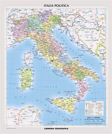 Italy Political Wall Map Buy Wall Map Of Italy Mapworld