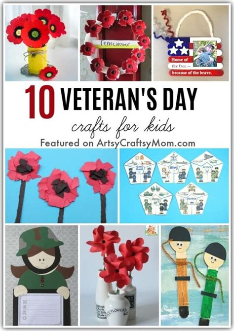 10 Veterans Day Crafts For Kids Artsy Craftsy Mom