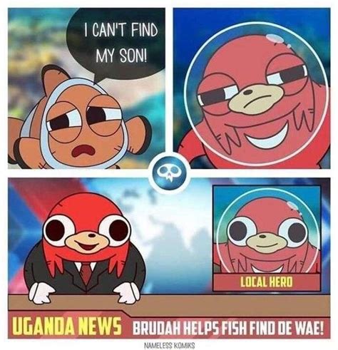 Can T Find Son Ugandan Knuckles Know Your Meme