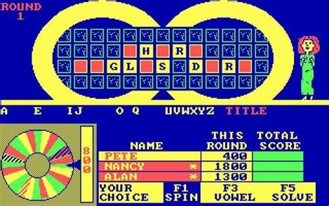 Wheel Of Fortune Computer Game Wheel Of Fortune My Childhood