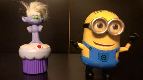 Dancing Minion And Troll Guy Diamond And Despicable Me Dave Singing