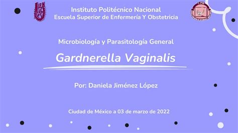 Gardnerella Vaginalis Daniela Jim Nez Udocz