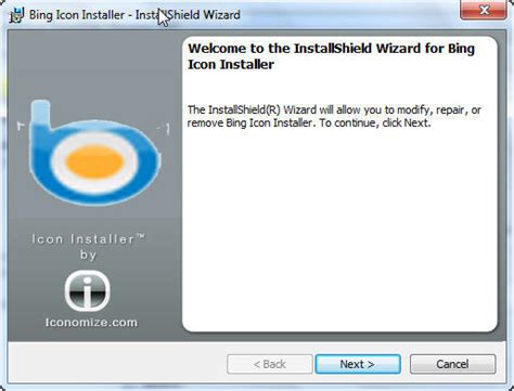 Bing Icon Installer Software Informer Screenshots