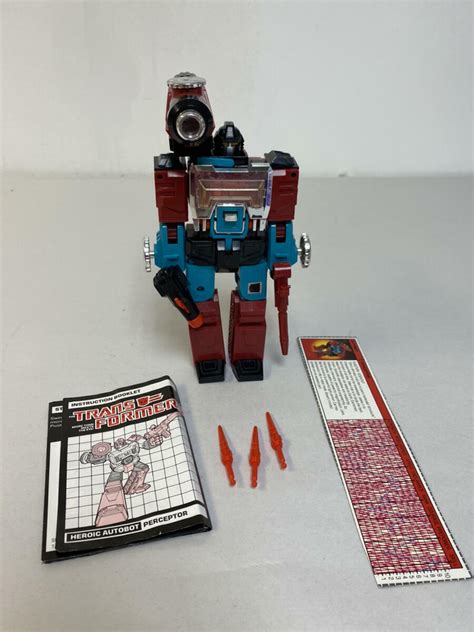 Mavin Vintage G1 1984 Hasbro Transformers Perceptor Complete