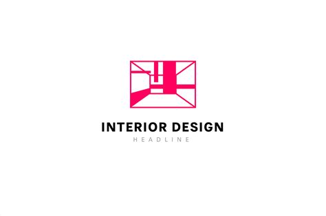 Interior Design Logo Template Illustrator Templates ~ Creative Market