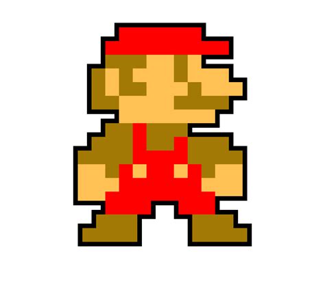 8-Bit Mario | Pixel Art Maker png image