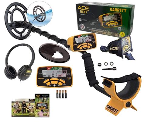 Garrett Ace 300 Metal Detector With Waterproof Search Coil High