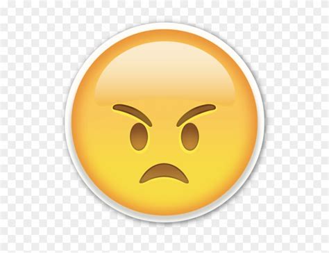 Angry Face Sad Emoji Transparent Background Hd Png Download