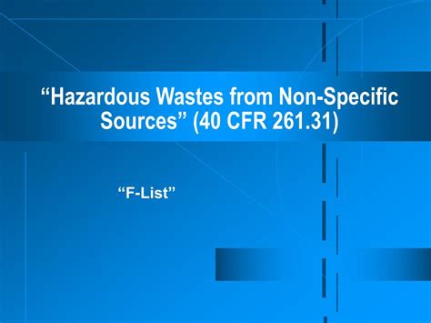 PPT Heritage University Hazardous Waste Regulatory Review Course