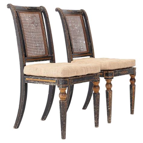 Chinoiserie Japanned Side Chairs At 1stdibs