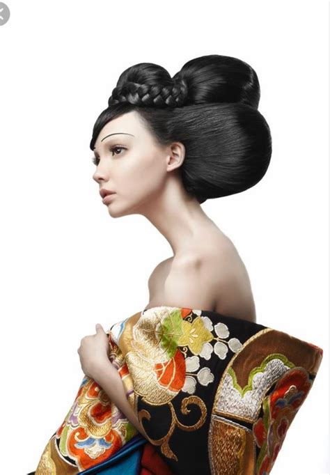 Pin By Christina Casey On Geisha Artistic Hair Geisha Hair Hair Art