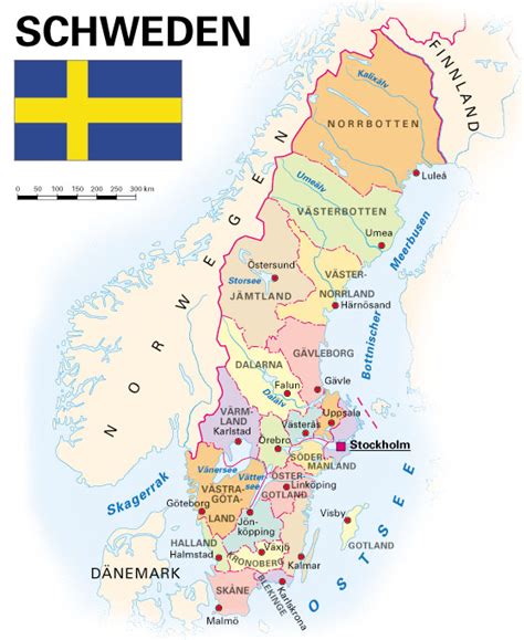 Die version 2011 der europakarte aus dem cia factbook; Schweden Karte Gebiete | hanzeontwerpfabriek