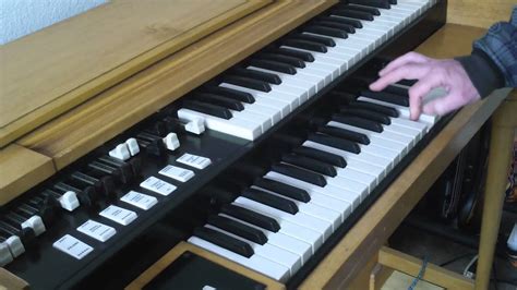 Hammond Organ Chopped W Dual Foldback M3 Youtube