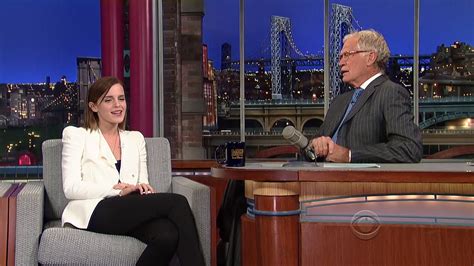 Tvdesab Emma Watson Late Show With David Letterman 09052012