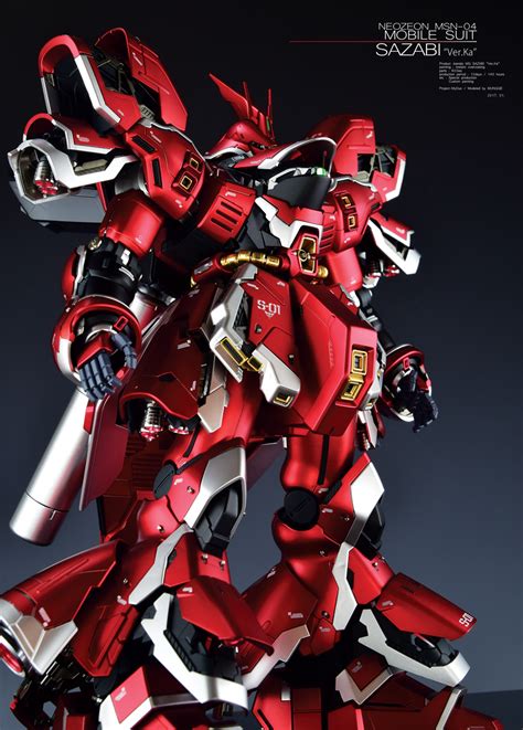 Mg 1100 Sazabi Ver Ka Painted Build Usa Gundam Store