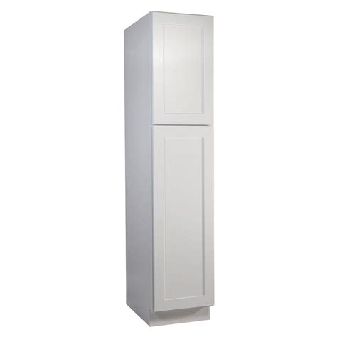 Design House 561787 White Brookings 18w X 84h Double Door Tall Pantry