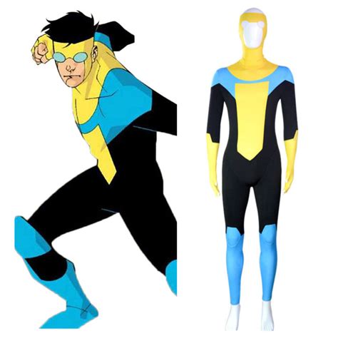Tv Invincible Mark Grayson Halloween Carnival Suit Cosplay Costume Hal