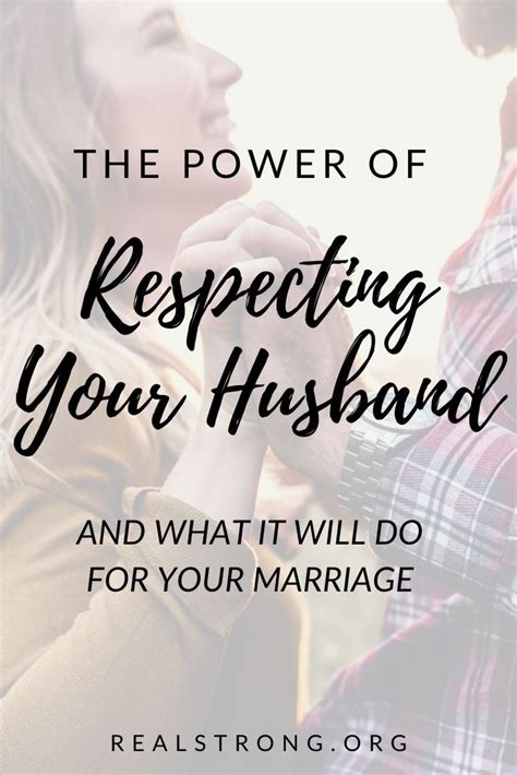 How To Treat Your Husband Like A Man And Why He Wants Your Respect Even More Than Your Love