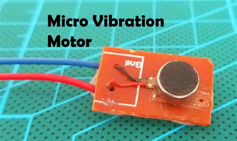 Micro Vibration Motor Arduino
