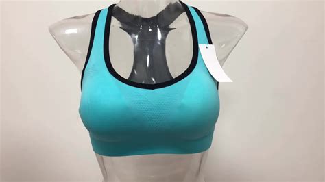 Wholesale Fitness Andyoga Wear Women Athletic Sportswear Stripepped Cotton Sports Bra Buy Bra