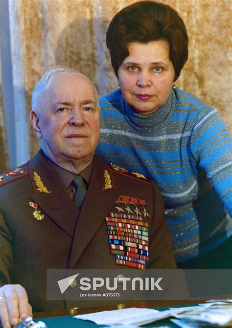 Marshal Georgy Zhukov And His Wife Sputnik Mediabank