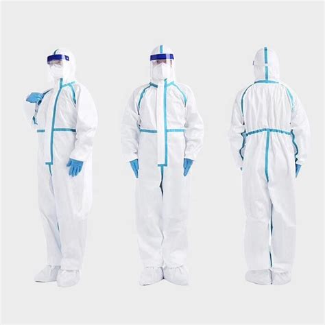Protective Suit Disposable Protective Clothing Waterproof Full Body Sms