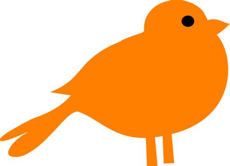 Little Orange Bird Logo Logodix