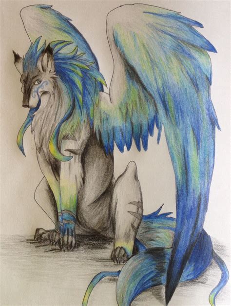 This Is Done By Angel Hallthats Amazing Mythical Creatures