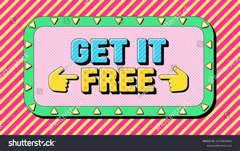 Get Free Text Call Action Text Stock Vector Royalty Free 2210626681