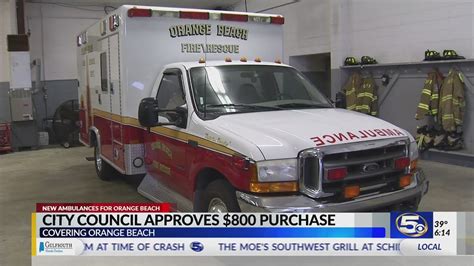Video Orange Beach Approves Ambulance Purchase Youtube