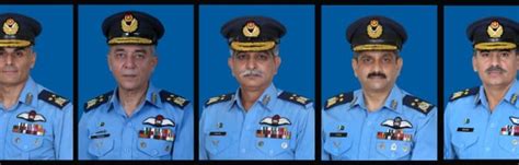 Seven PAF Officers Promoted To The Rank Of Air Vice Marshal Human