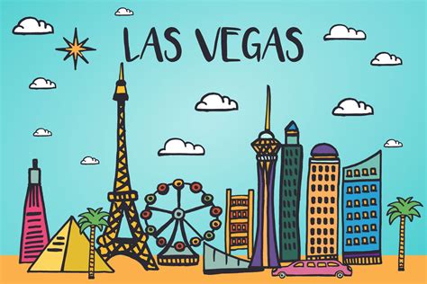 Las Vegas Vector Free Illustration On Behance