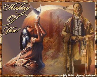 Gifs Native American Indians Birthday Happy Wolf