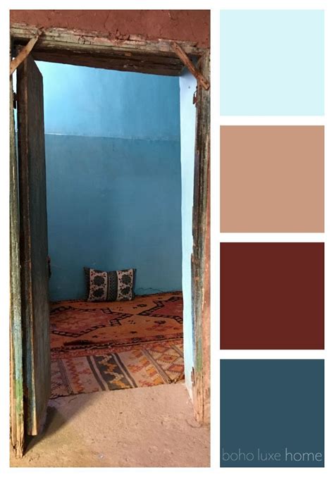 38 Color Palettes Inspired By Morocco Tuscan Decorating Moroccan