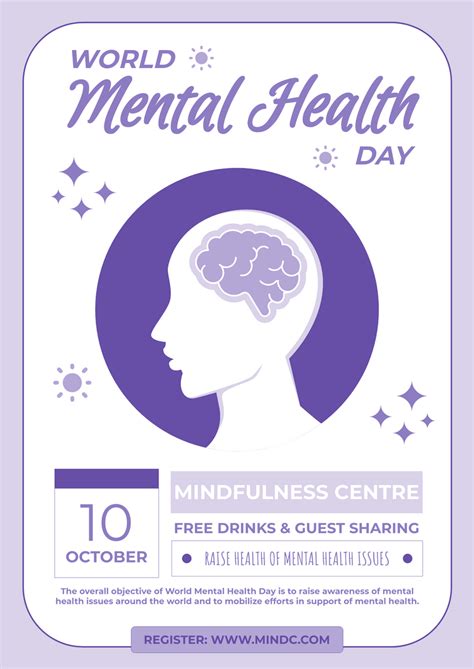 World Mental Health Day Sharing Poster Visual Paradigm Blog