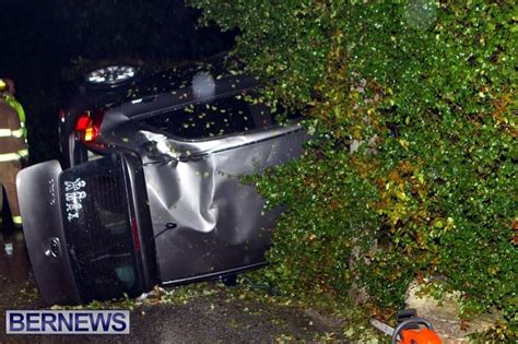 24 Year Old In ICU After Car Crashes On Side Bernews