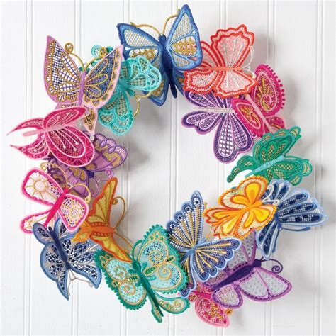 Freestanding Lace Butterflies Embroidery Designs Freestanding Lace