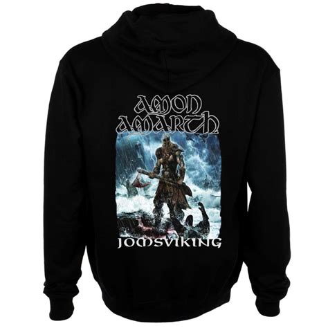 Amon Amarth Jomsviking Hoodie Back Metal And Rock T Shirts And Accessories