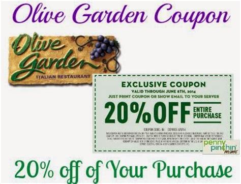 Today, there is a total of 9 olive garden coupons and discount deals. Olive Gardens NEW Coupon | Printable Coupons Online