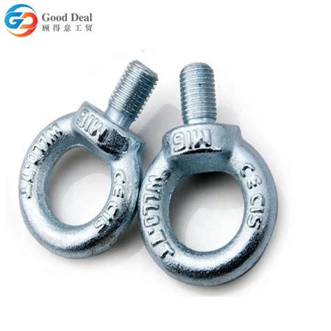 Steel Lifting Eye Nuts DIN582 Forged Ring Nut Lifting Eye Nuts Bolt And