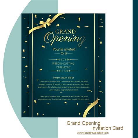 Modern Grand Opening Invitation