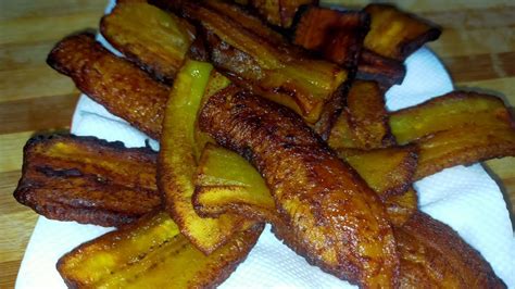 How To Prepare Jamaican Fried Plantains Youtube