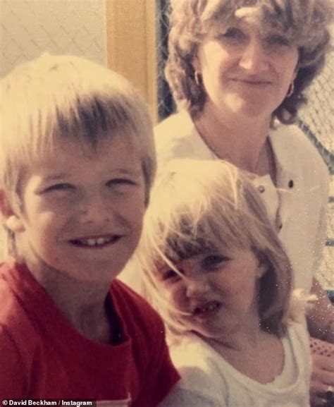 David Beckham Shares Throwback Childhood Snap As He Wishes His Mum