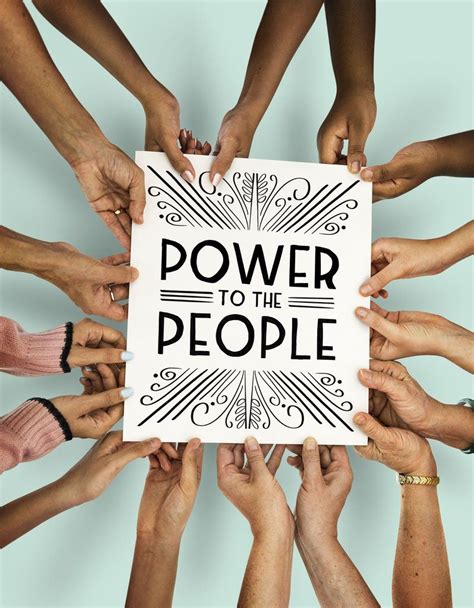 Power To The People Art Printable In 2020 People Art Power To The