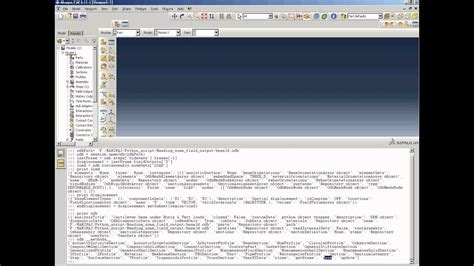 Abaqus Script Using Python Reading Field Output Youtube