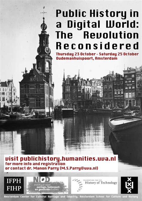 October 2014 Amsterdam Conference Public History In A Digital World