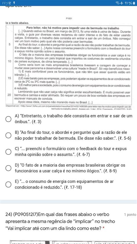A Informação Principal Desse Texto é